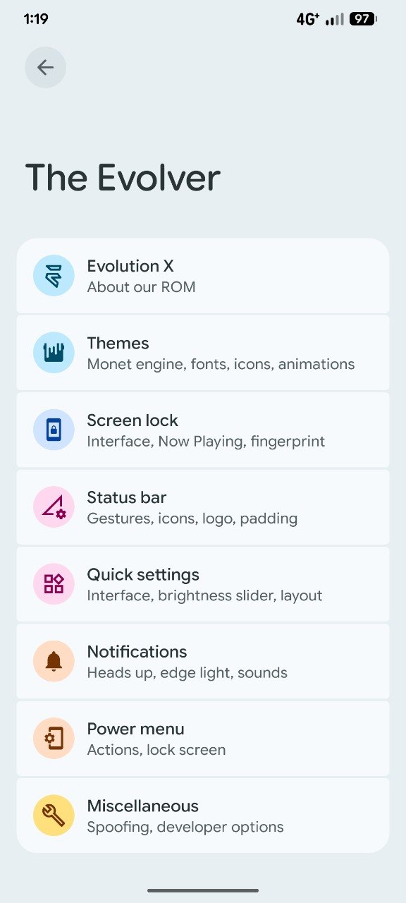 EvolutionX 11.10 — screenshot 3