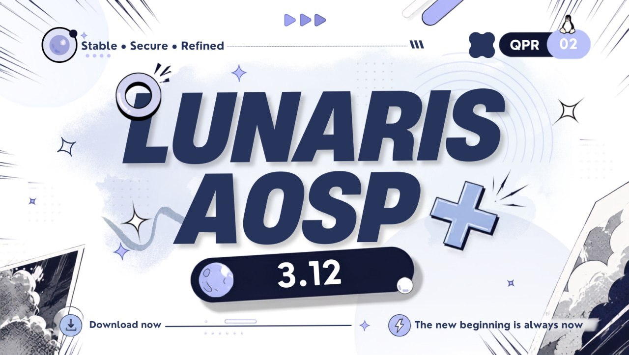 LunarisAOSP 3.12 release banner