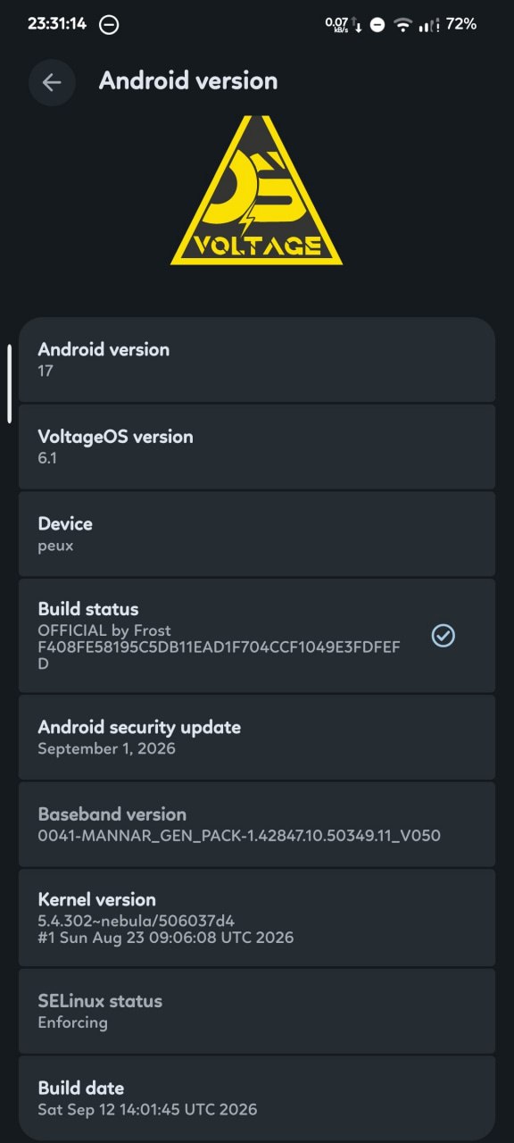 VoltageOS 6.1 Official — screenshot 3